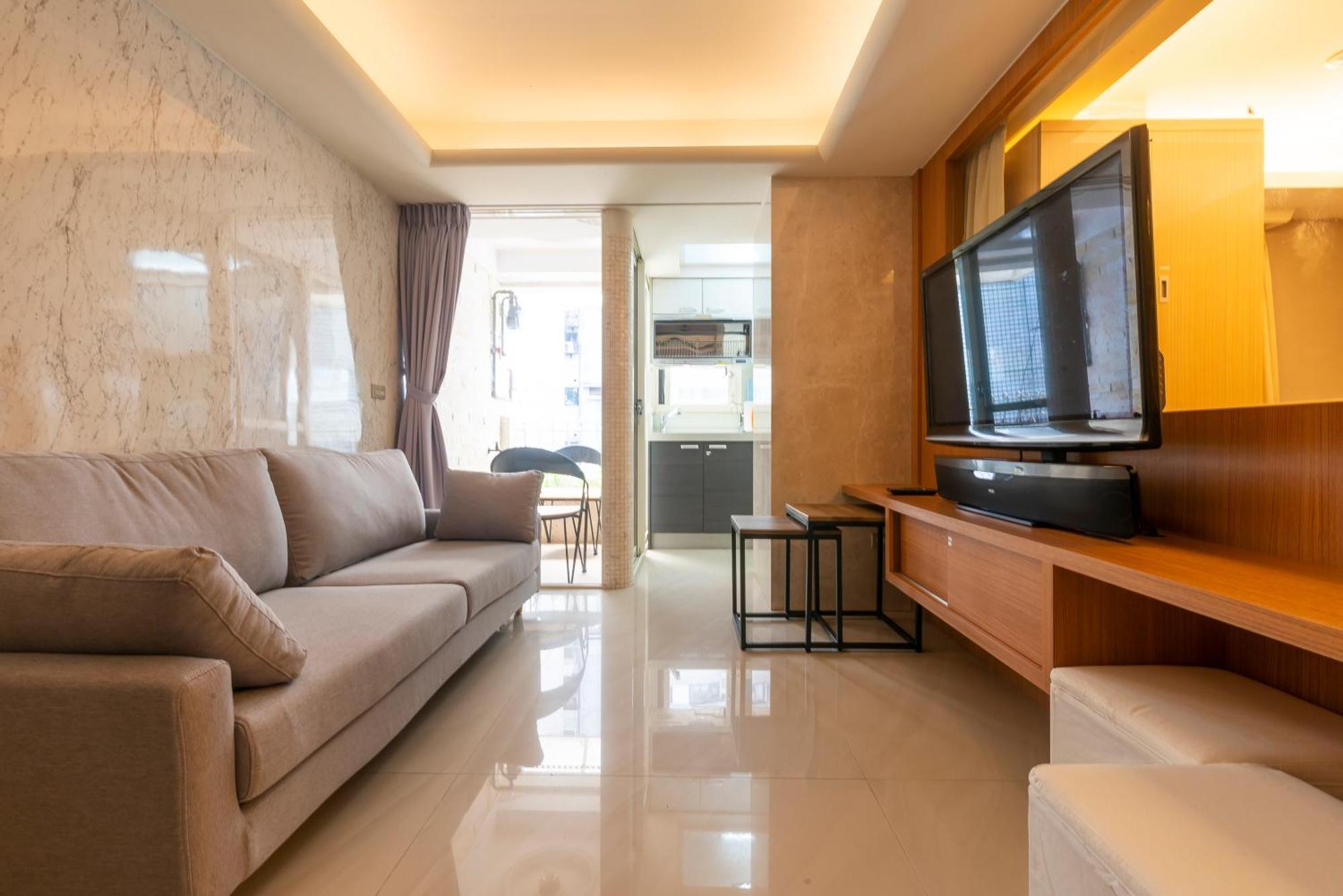 Comfy & Central 2B1B, Sleeps 5, 3Min To Daan Mrt 舒適市中心 2房1衛 睡5人 3分到大安站 Taipei Exteriör bild